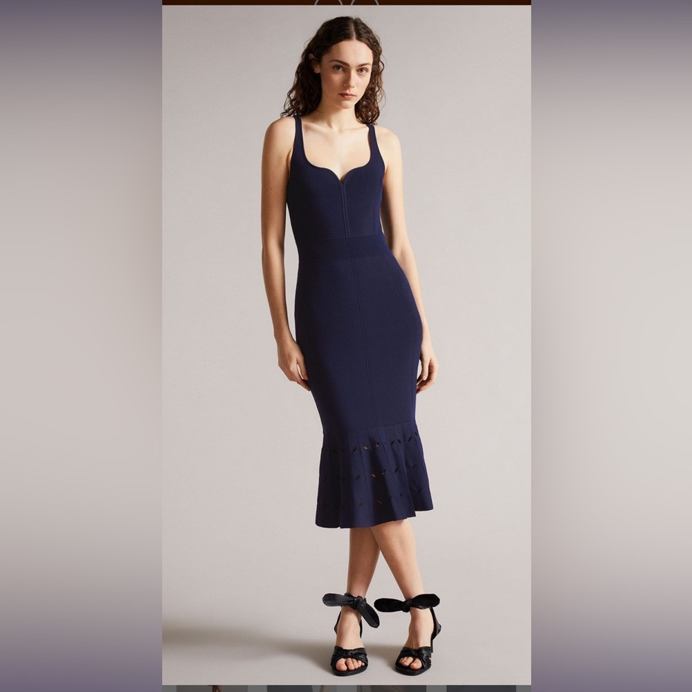 Ted Baker Emesta Navy Blue Dress